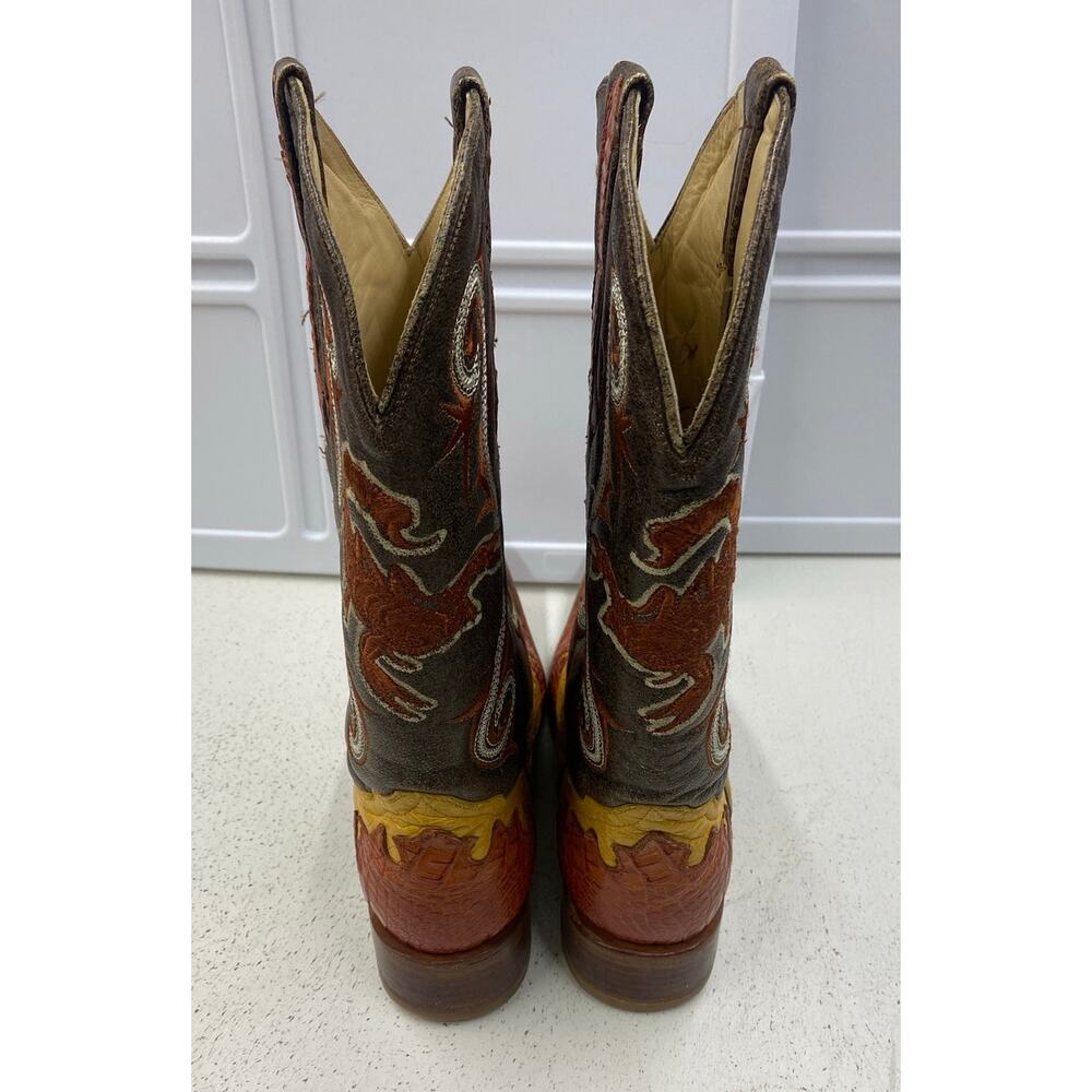 El Alacran De Durango Western scorpion crocodile boots 30 (12-12.5) - Picture 6 of 9